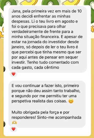 Testemunho aluno